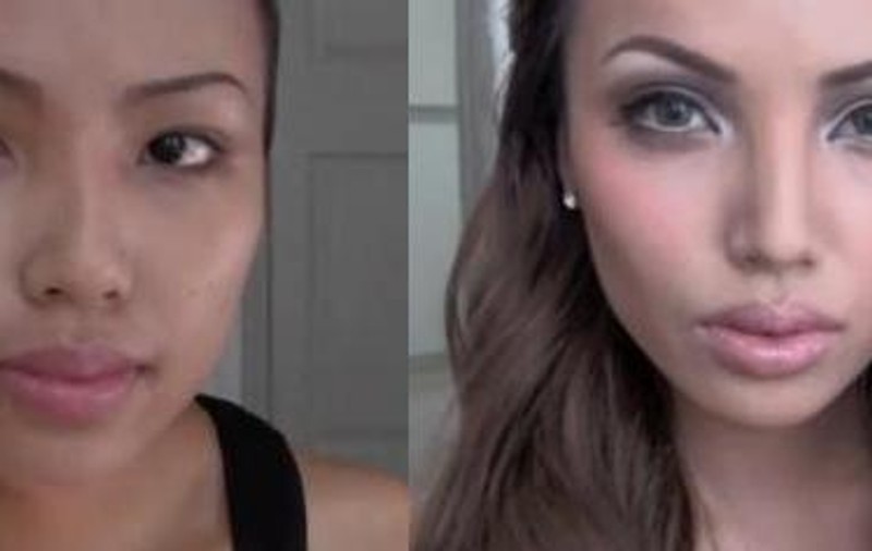 Vă vine să credeţi? Oricine se poate transforma în Angelina Jolie prin machiaj! VIDEO