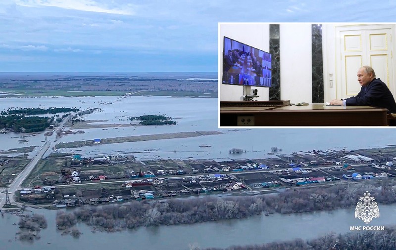 Primărița unui oraș rus lovit de inundații a demisionat la trei zile după ce Vladimir Putin a întrebat într-o videoconferință: „Unde e primarul din Kurgan?”