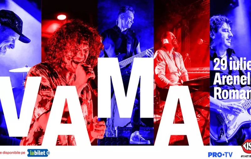Vama la Arenele Romane - concert extraordinar pe 29 iulie