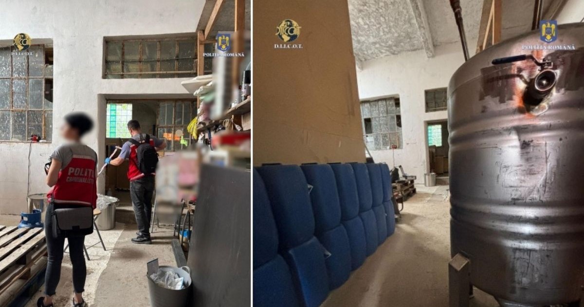 Unul dintre cele mai mari laboratoare de droguri sintetice din România, descoperit în Brașov