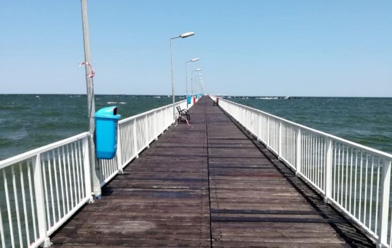 Pasarela din Mamaia e din nou redeschisă pentru turiști. Primăria a recondiționat-o