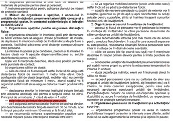 Ordinul emis de Ministerul Sănătății și Ministerul Educației pe 4 februarie 2021