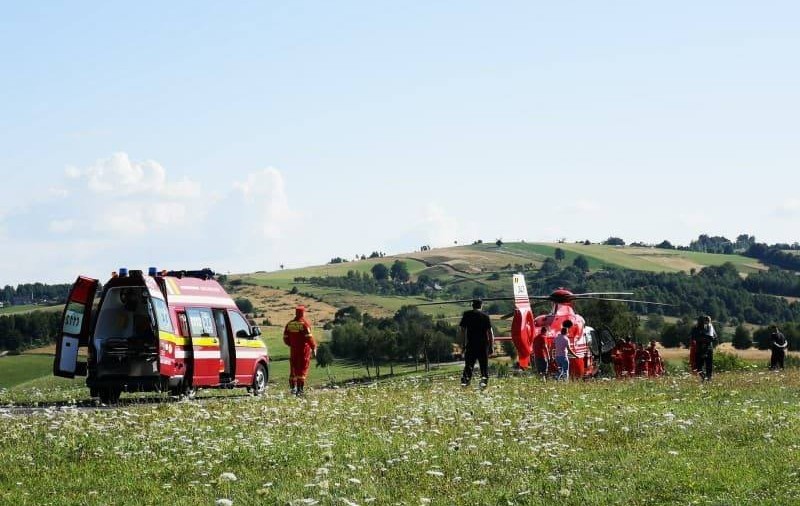 Copil mușcat de un șarpe, transportat cu elicopterul la Oradea