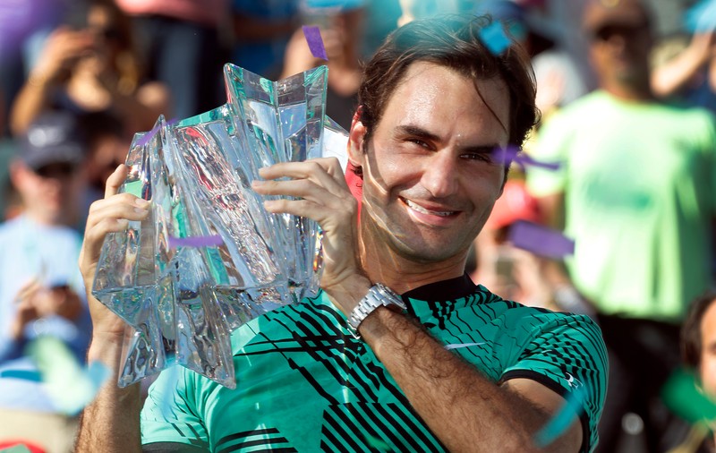Roger Federer a câștigat turneul de la Indian Wells. L-a bătut pe Stan Wawrinka și a ajuns la al 90-lea turneu câștigat în carieră / FOTO
