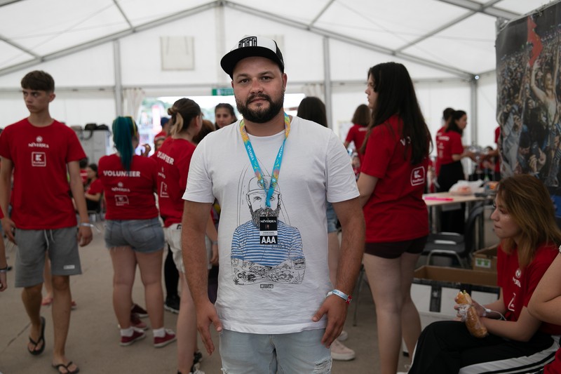 Tudor, unul dintre managerii echipelor de voluntari