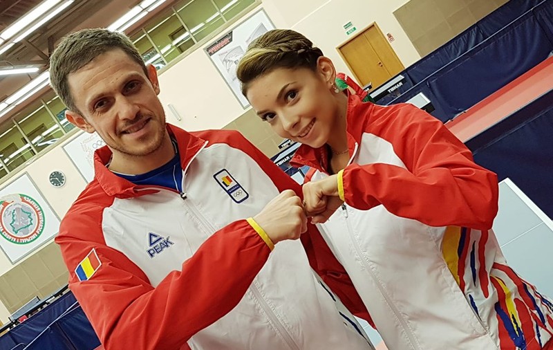 Ovidiu Ionescu și Bernadette Szocs au cucerit medaliile de argint în proba de dublu mixt la Jocurile Europene de tenis de masă