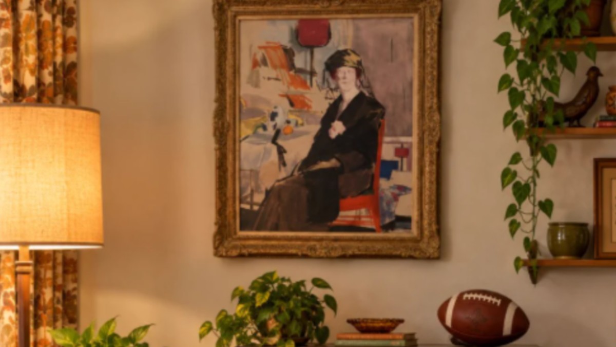 O pictură vândută cu peste 200.000 de euro la licitație fusese cumpărată cu 86 de euro. Sursă foto: X/End3of6Days9 (Helen) 🇺🇸.