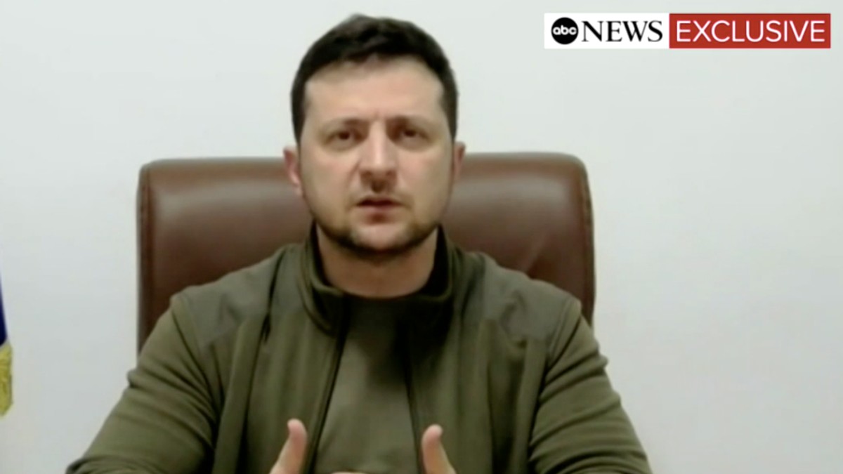 Președintele Zelenski la ABC news
