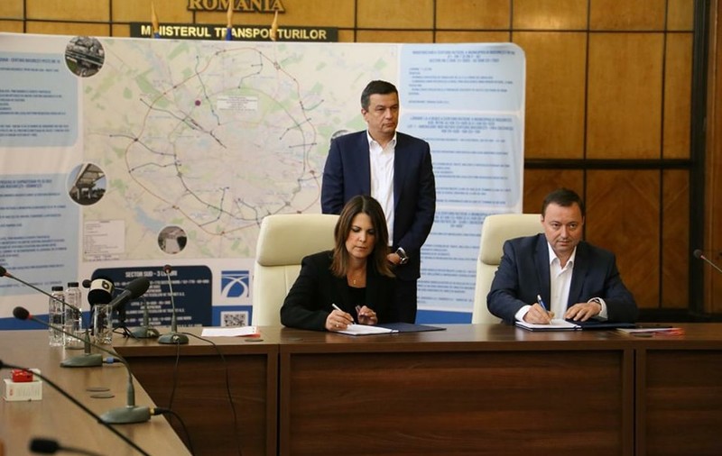 Sorin Grindeanu anunță semnarea contractului pentru lotul 3 din Autostrada Sibiu-Pitești, tronsonul Cornetu-Tigveni