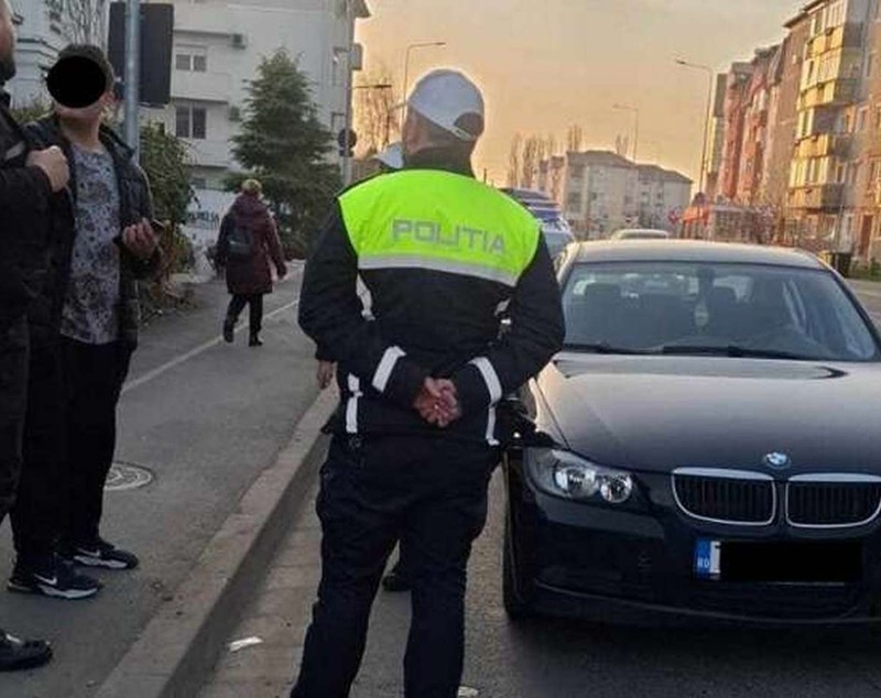 Șofer de BMW prins băut și rănit la volan în Timișoara, după ce i s-a oprit mașina în mijlocul străzii