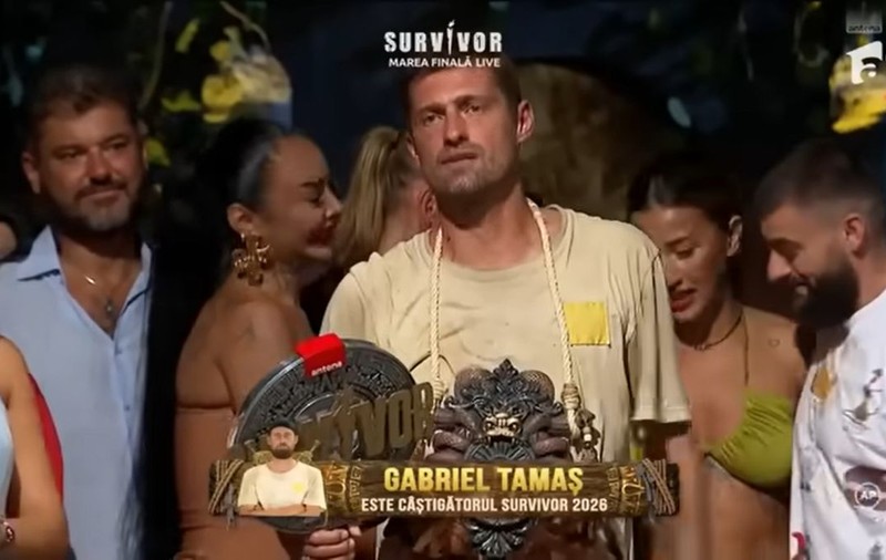 Gabi Tamaș, prima reacție după ce a câștigat Survivor România 2026. Cui i-a dedicat premiul