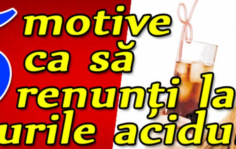 5 motive ca să renunţi la sucurile acidulate