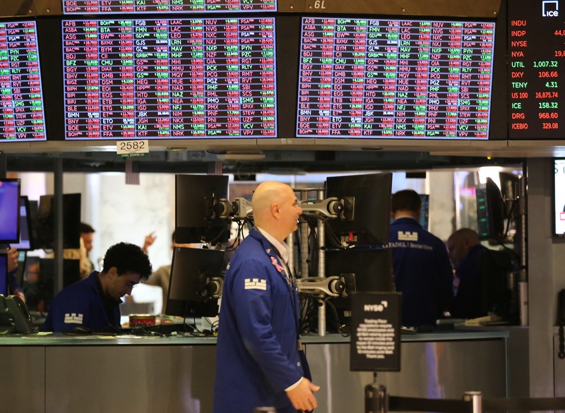 Traders work on the floor of the New York Stock Exchange in New York, the United States, on December 12, 2024. U.S. stocks ended lower on Thursday, as a hotter-than-expected producer price index (PPI) report overshadowed earlier momentum in tech shares. The Dow Jones Industrial Average fell 234.44 points, or 0.53 percent, to 43,914.12. The S&amp;P 500 sank 32.94 points, or 0.54 percent, to 6,051.25. The Nasdaq Composite Index shed 132.05 points, or 0.66 percent, to 19,902.84. Photo by Liu Yanan/Xinhua/ABACAPRESS.COM