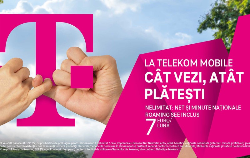 La Telekom Mobile, cât vezi, atât plătești, cu o singură condiție: Nelimitat se referă doar la beneficii, nu și la preț