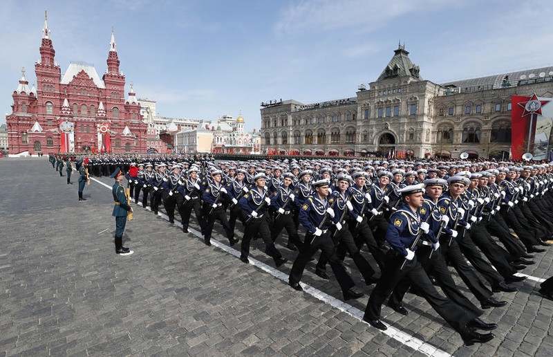 Mii de soldați s-au pregătit pentru parada de 9 mai din Piața Roșie | Foto: EPA