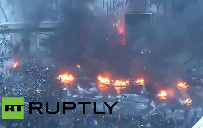 Ucraina, în prag DE RĂZBOI CIVIL! Uniunea Europeană,  "şocată" de violenţele de la Kiev