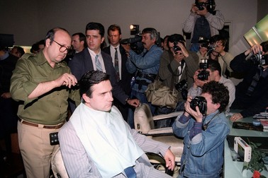 O imagine de colecție cu Gheorghe Funar din 1992 Foto: EPA