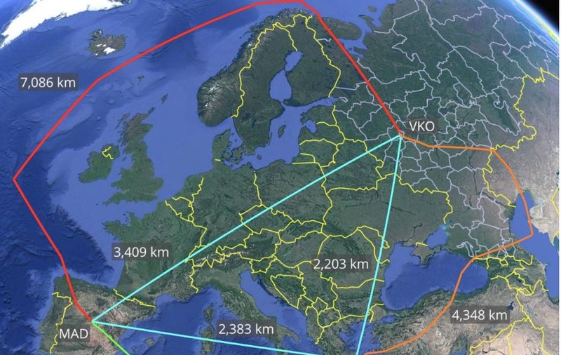 Ocolul făcut de o aeronavă rusă trimisă să recupereze diplomați ruși expulzați din Spania și Grecia
