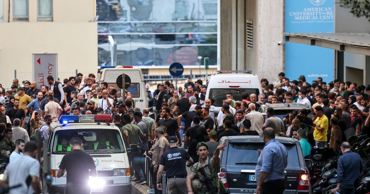 Panică generală în Beirut după detonarea pagerelor Foto: Profimedia