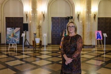 Gabriela Alexandrescu, președinta asociației „Salvați Copiii”