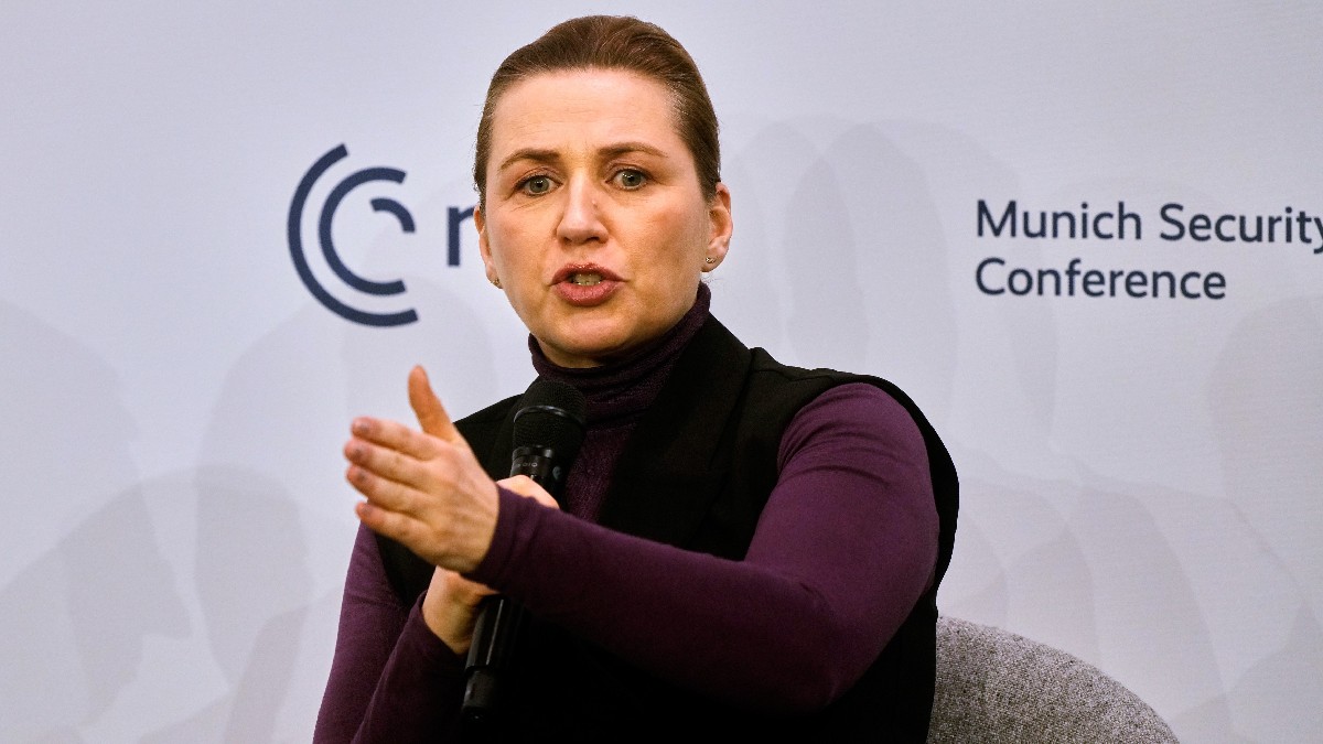 Premierul danez Mette Frederiksen la Conferința de Securitate de la Munchen
