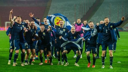 Echipa națională a Scoției, la Euro 2021 | Foto: Facebook
