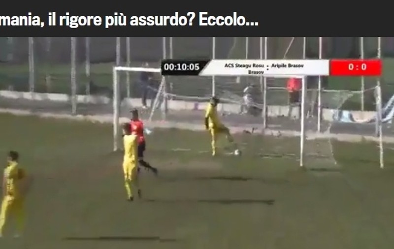 Un penalty comic executat la un meci din România a făcut înconjurul planetei. Italienii de la ”Gazzetta dello Sport” l-au numit ”cel mai stupid penalty” | VIDEO