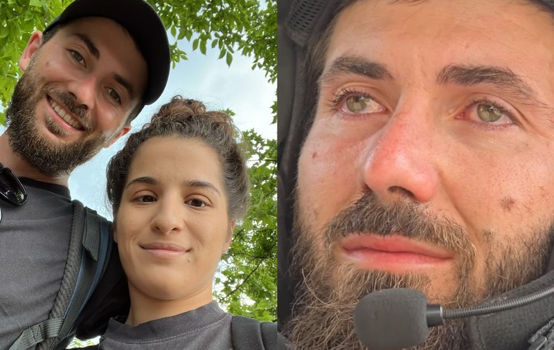 Florin, livratorul de la Glovo, în lacrimi după ce s-au strâns banii pentru iubita bolnavă. Muncea 14 ore pe zi pentru a o ajuta