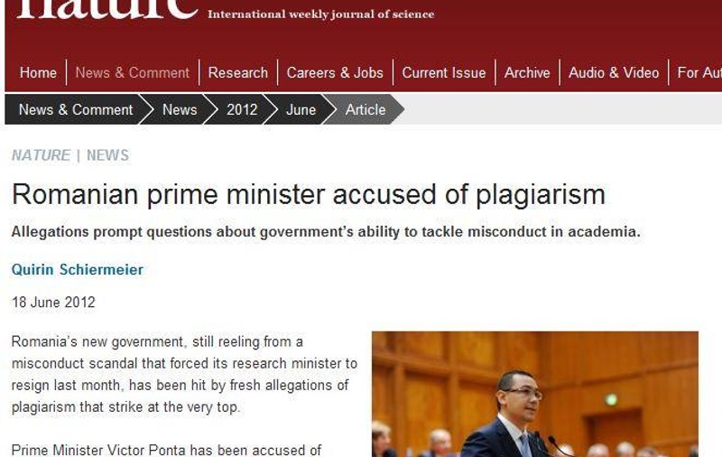 Ponta, despre scandalul de plagiat: ”Dacă am greşit, renunţ la titlul de doctor. Nu îmi aduce nici un beneficiu”