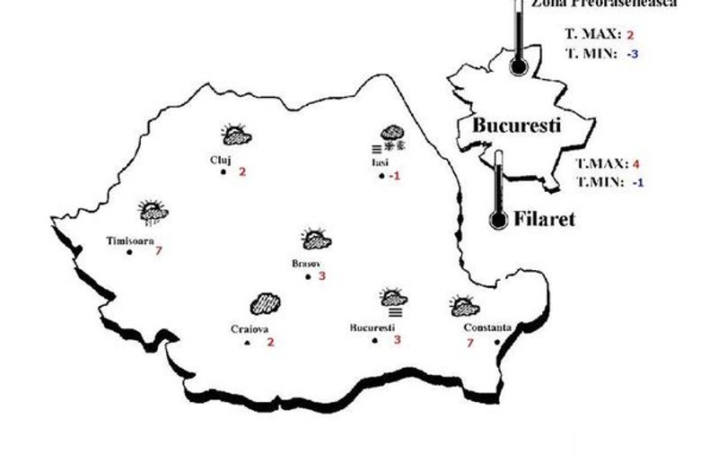 PROGNOZA METEO | Uite cum va fi vremea în următoarele două zile!