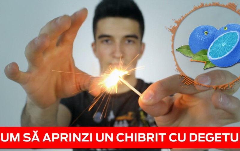 Cum să aprinzi un chibrit cu degetul / VIDEO