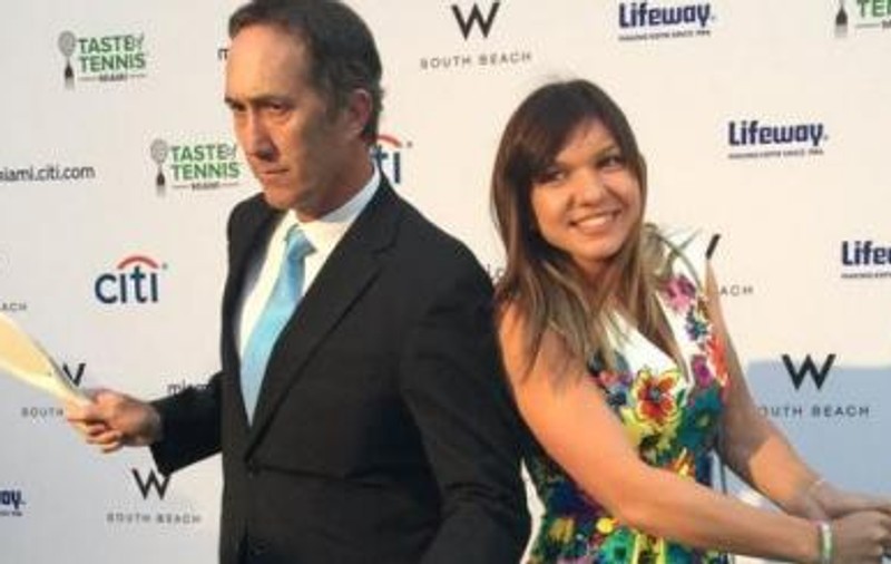 Simona Halep a luat ochii la petrecerea jucătoarelor dinaintea turneului de la Miami
