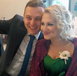 Bogdan Bobic și soția, Oana Cristina Matei