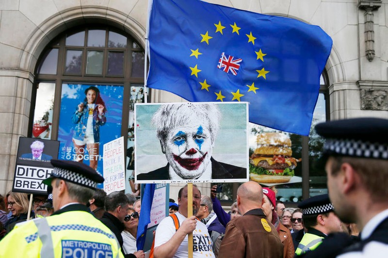 Manifestații la Londra (EPA)
