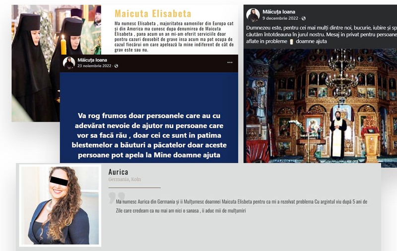 Mii de români, înșelați online cu dezlegări de farmece, blesteme sau „rugăciuni pentru dragoste și împăcare”. Fenomenul măicuțelor false de pe internet 