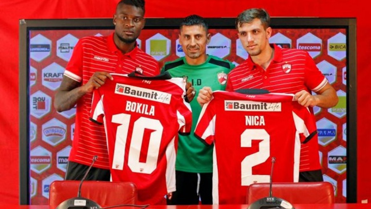 Dinamo i-a prezentat oficial pe Bokila și pe Nica
