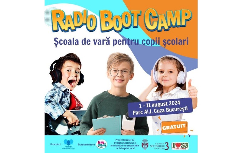 La Radio Boot Camp, copiii experimentează gratuit meseria de jurnalist