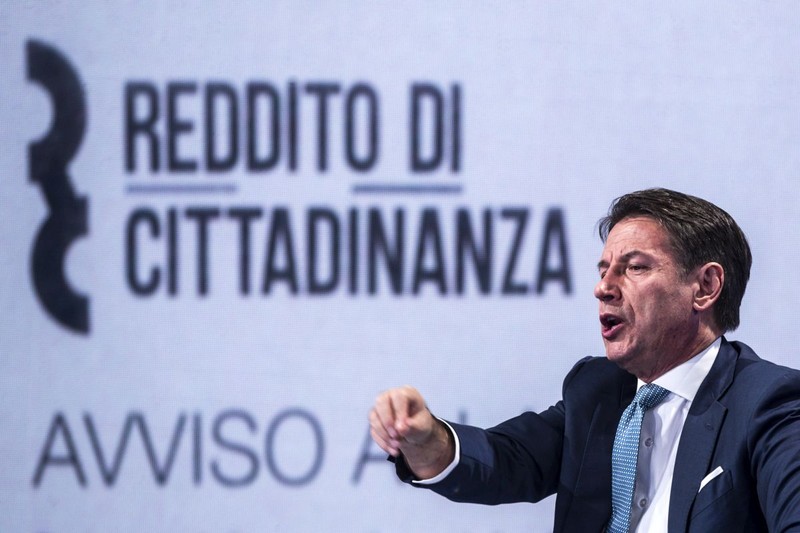 Liderul Mișcării 5 Stele, Giuseppe Conte. FOTO: EPA