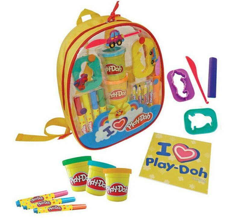 set plastilina ghiozdan cu activitati