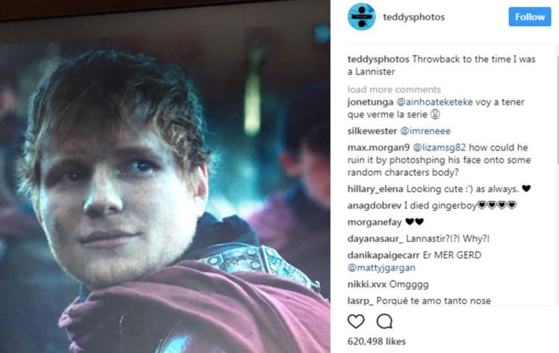 Ed Sheeran și-a șters contul de Twitter după apariția sa în noul sezon ’’Game of Thrones’’