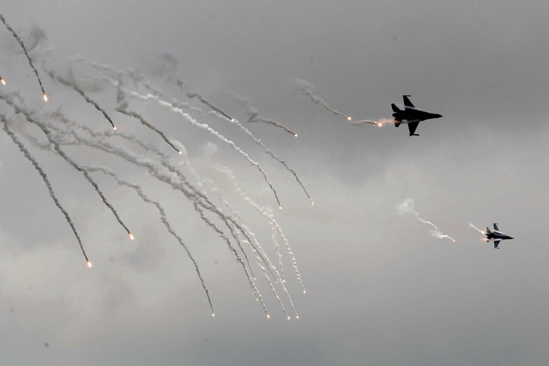 Avioane F-16 ale Forțelor Aeriene Taiwaneze. FOTO: EPA