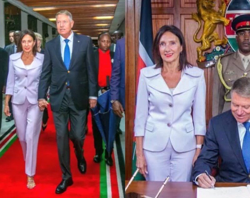 PRIMELE IMAGINI CU IOHANNIS ÎN AFRICA. „Ai venit cu ploaie!”, i-a spus șeful statului kenyan lui Iohannis. Președintele României i-a răspuns cu o vorbă din bătrâni