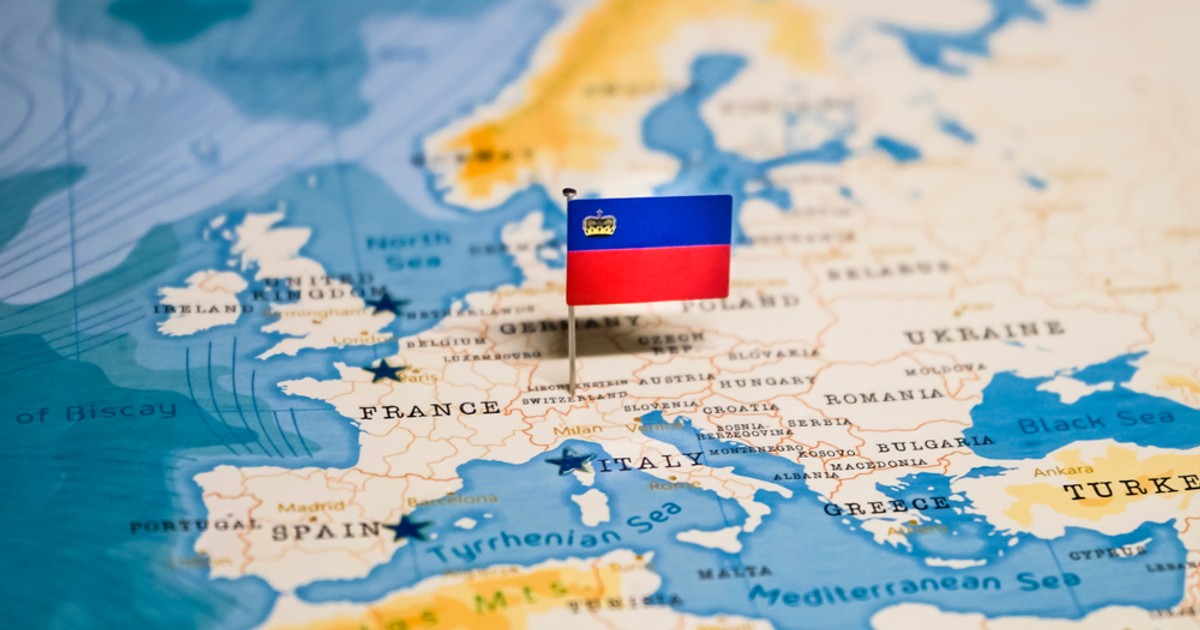 Curiozitati despre Liechtenstein - harta