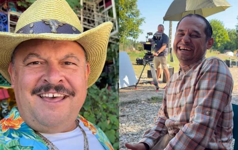 Imagini de la filmările serialului „Las Fierbinți”. Ce fac Mihai Bobonete și Mihai Rait în pauze: „«S-a început» filmările, să se adune fetele”