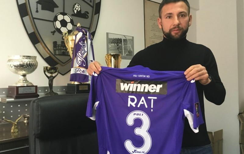 Răzvan Raț a debutat la ACS Poli Timișoara. Internaționalul a jucat o repriză în amicalul cu CFR Cluj