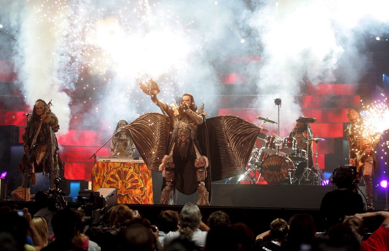 look-uri memorabile la Eurovision - Lordi