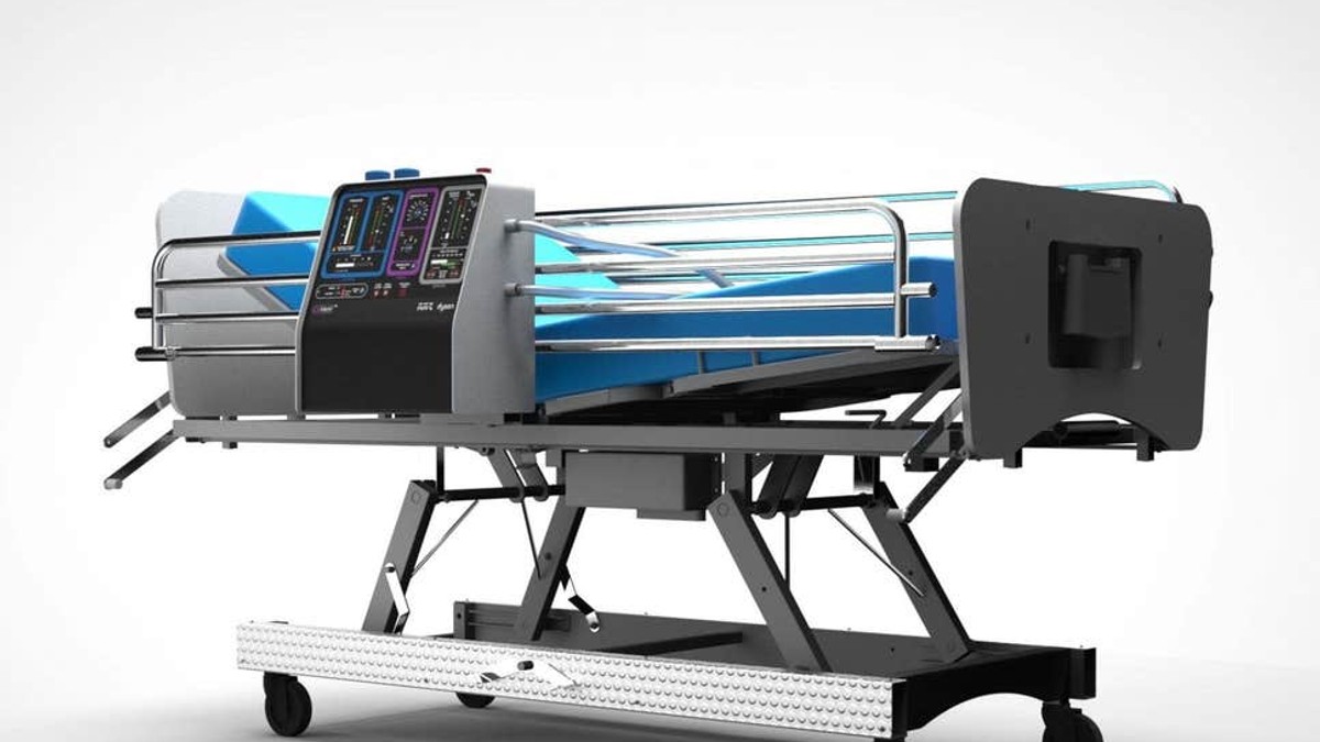 Ventilatoare pentru bolnavii de coronavirus, produse de un fabricant de aspiratoare. Marea Britanie a comandat 10.000 de bucăți