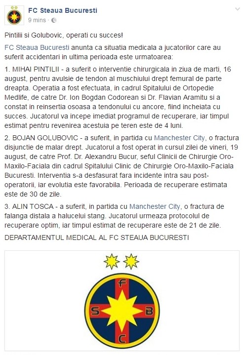 Anunțul Stelei