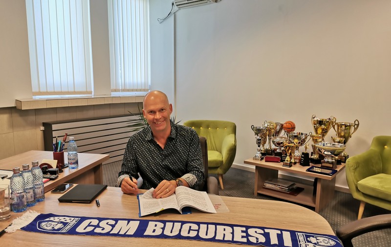 Tomas Ryde, noul antrenor al echipei de handbal feminin CSM București. Suedezul e și selecționerul naționalei