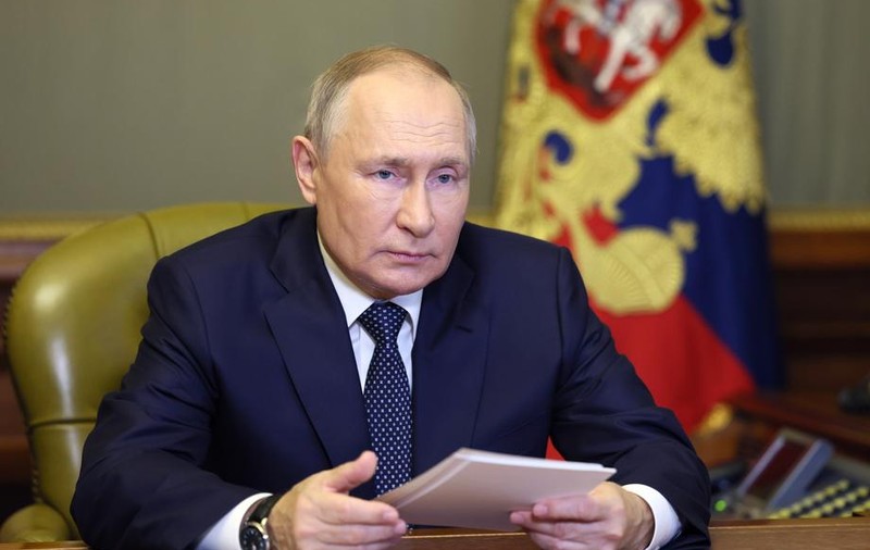 Vladimir Putin acuză Ucraina că dorește să lovească gazoductul Turkish Stream și centrala nucleară Kursk și amenință cu „un răspuns dur”